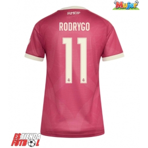 Real Madrid Rodrygo Goes #11 Tercera Equipación Mujer 2026-27 Manga Corta